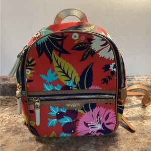 Spartina 449 Island Burmuda Backpack Purse Travel Adjustable Straps Slight Flaw